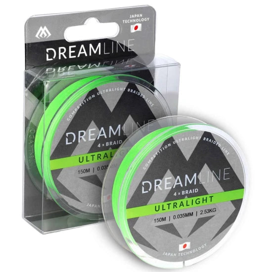 Fir Textil Mikado Dreamline Ultralight 4x, Fluo Green,  0.058mm, 4.43kg, 150m