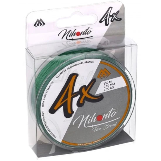 Fir Textil Mikado Nihonto Fine Braid Green, 0.14mm, 9.7kg, 150m