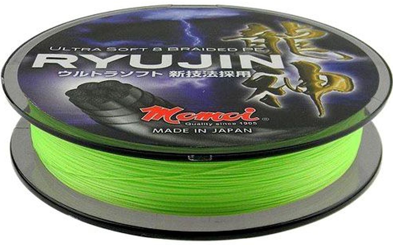 Fir Textil Momoi Ryujin PE Braided, Lime Green, 16kg, 0.20mm, 130m