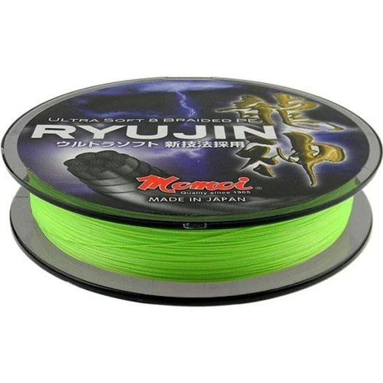 Fir Textil Momoi Ryujin Pe Braided, Lime Green, 9kg, 0.08mm, 130m