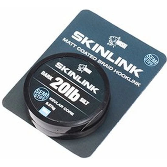 Fir Textil Nash Skinlink Semi-stiff, Dark Silt, 20lbs, 10m
