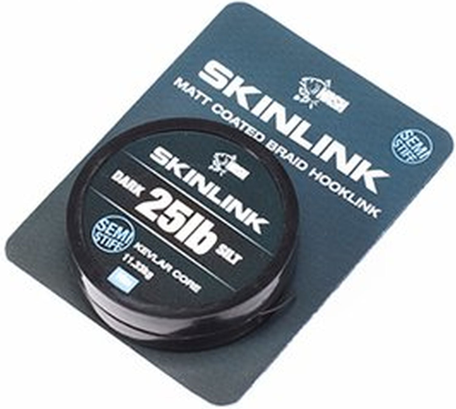 Fir Textil NASH Skinlink Semi-Stiff, Dark Silt, 25lbs, 20m