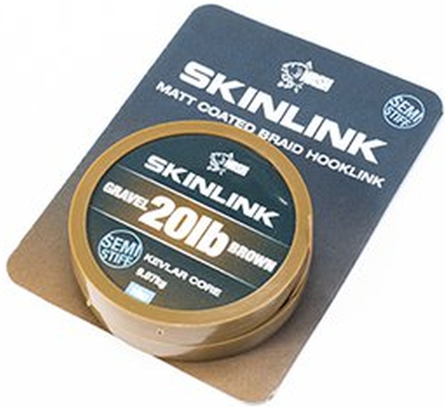 Fir Textil NASH Skinlink Semi-Stiff, Gravel Brown, 20lbs, 20m