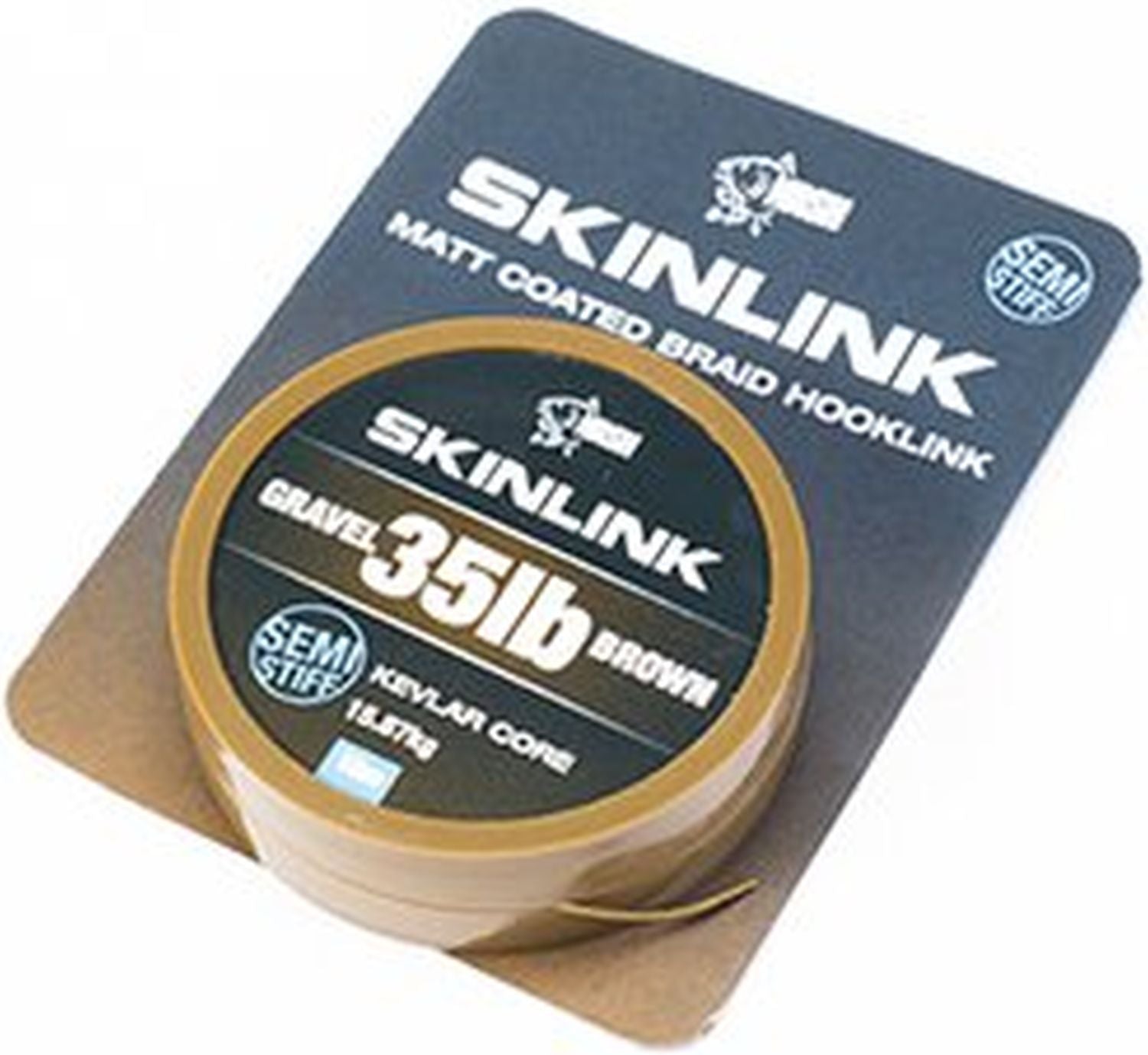 Fir Textil NASH Skinlink Semi-Stiff, Gravel Brown, 35lbs, 20m