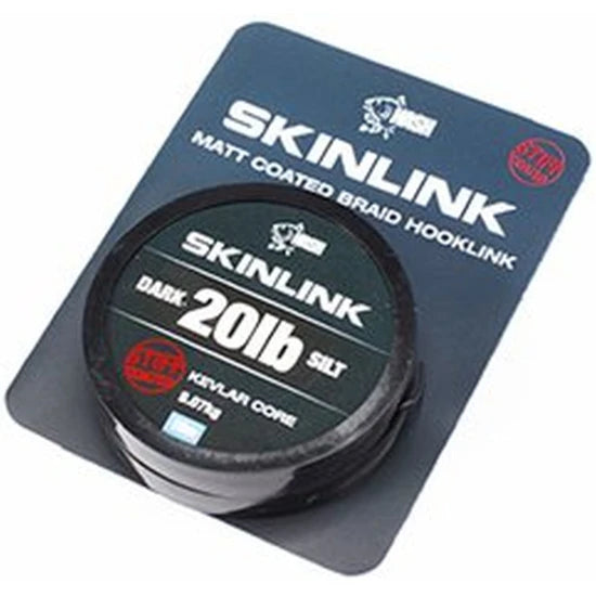 Fir Textil Nash Skinlink Stiff, Black-silt, 20lbs, 10m