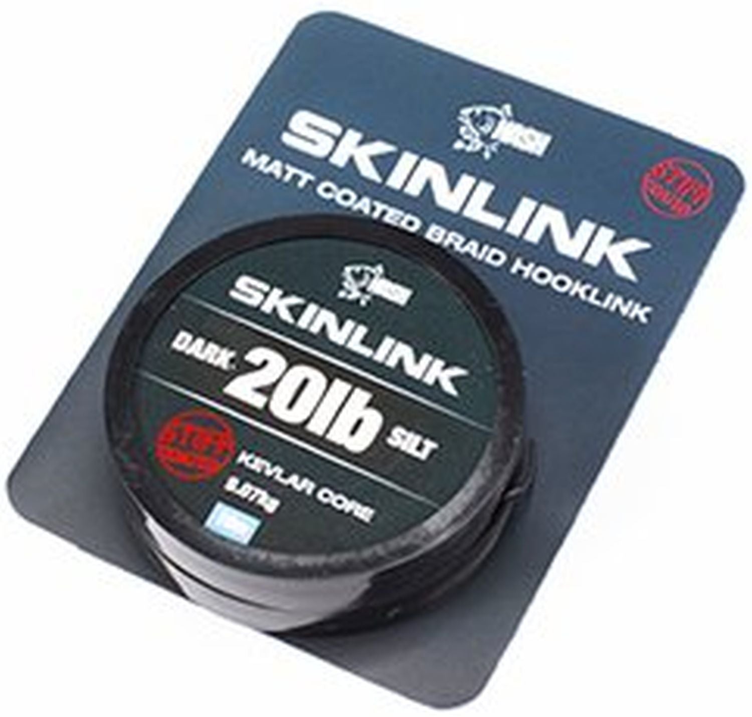 Fir Textil NASH Skinlink Stiff, Black-Silt, 20lbs, 10m