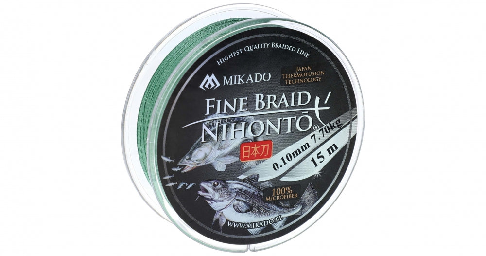 Fir Textil Nihonto Fine Braid 15M 0.12Mm/8.8Kg/15M-Green
