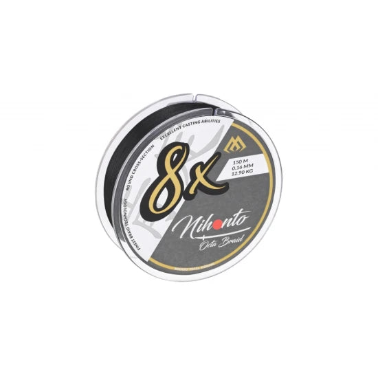 Fir Textil Nihonto Octa Braid - 0.10mm/7.75kg/10m - Black