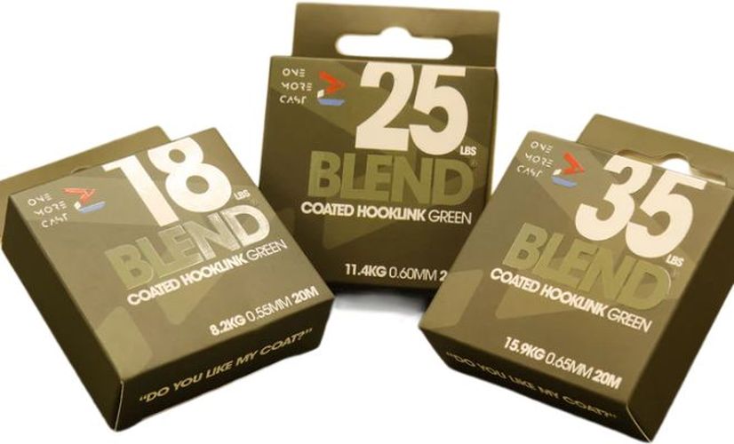 Fir Textil ONE MORE CAST Tackle Blend Coated Hooklink Verde, 0.55mm, 18lbs, 8.2kg, 20m