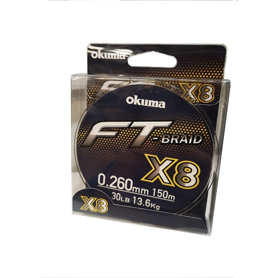 Fir Textil Okuma FT Braid X8 Green 150m 0.52mm 48.70kg