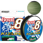 Fir Textil Owner Kizuna X8 Broad, Green In The Dark, 0.25mm, 17.2kg, 135m