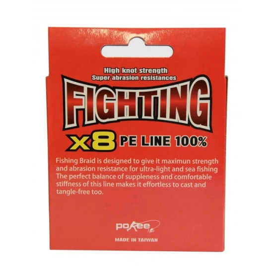 Fir Textil Pokee Fighting X8 Green 0.41mm 31.2kg 250m