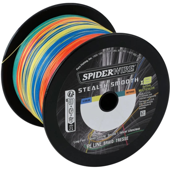 Fir Textil Spiderwire Smooth X8, Multicolor, 18kg, 0.19mm, 2000m