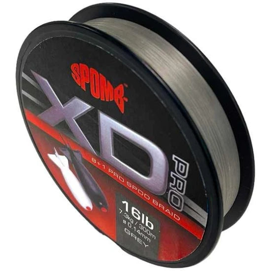 Fir Textil Spomb  Xd Pro Braid Grey 8+1, 0.18mm, 24lbs-10.9kg, 300m
