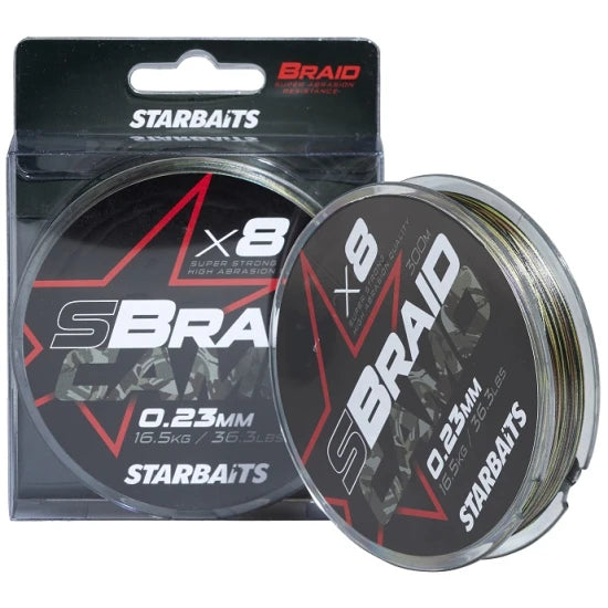Fir Textil Starbatis S Camo X8 Braid, 20kg, 0.27mm, 300m