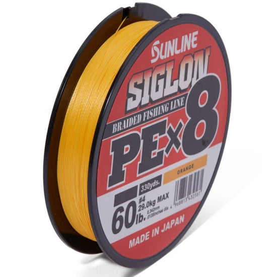 Fir Textil Sunline Siglon Pe X8, Orange, 0.094mm, 2.1kg, 150m