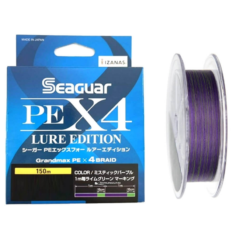 Fir Textil Seaguar PEX4, Lure Edition, 150m, 1.6kg