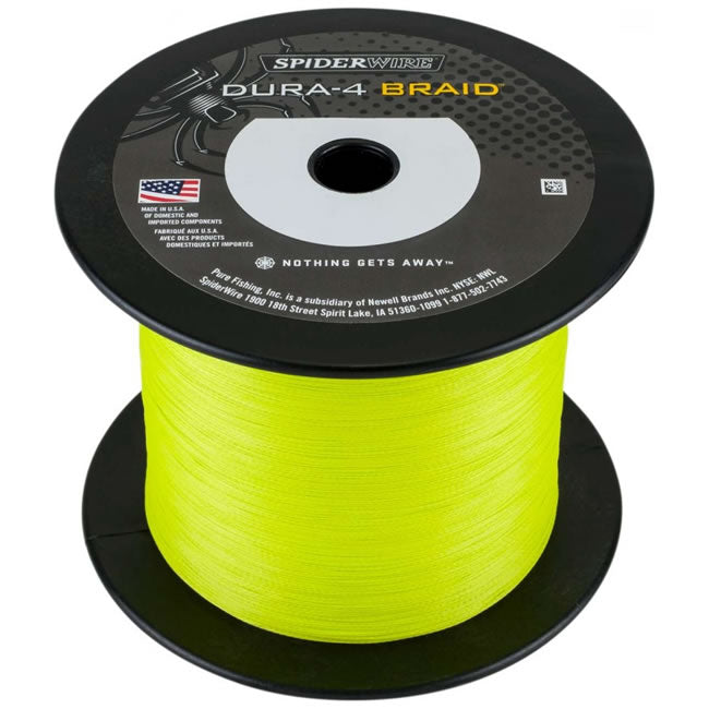 Fir Textil Spiderwire Dura 4 Galben 1800m, 0.25mm, 23.2kg