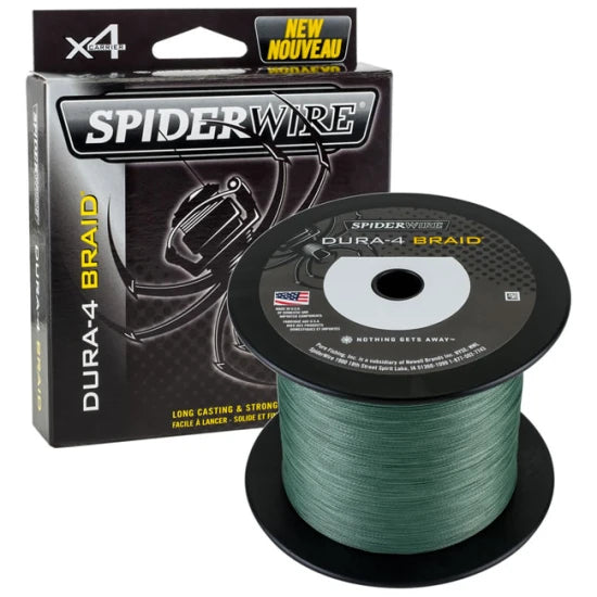 Fir Textil Spiderwire Dura 4 Verde 1800m, 0.20mm, 17kg
