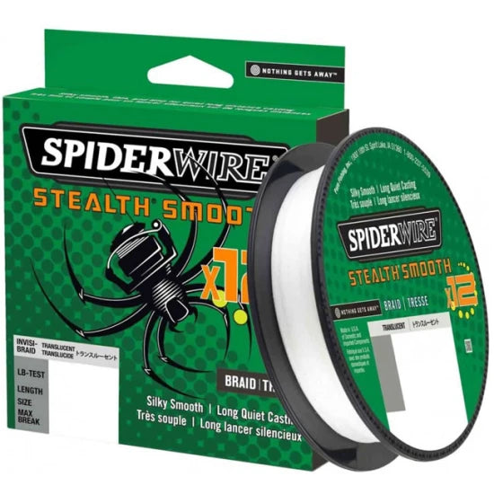 Fir Textil Spiderwire Stealth Smooth 12 Braid Transparent 150m, 0.33mm, 38.1kg