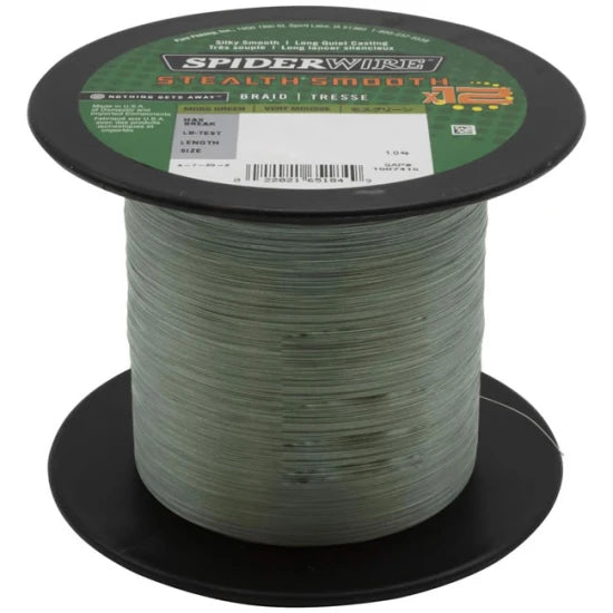 Fir Textil Spiderwire Stealth Smooth 12 Braid Verde 2000m, 0.09mm, 7.5kg