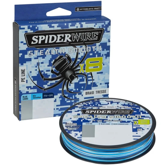 Fir Textil Spiderwire Stealth Smooth 8 Blue Camo 300m, 0.29mm, 26.4kg