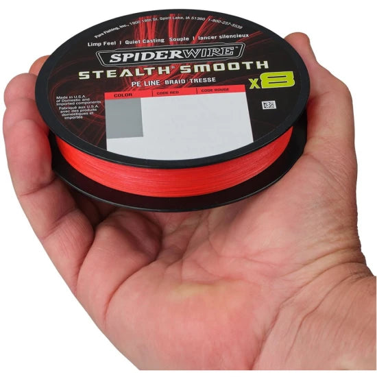 Fir Textil Spiderwire Stealth Smooth 8, Code Red, 0.05mm, 5.4kg, 150m