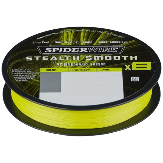 Fir Textil Spiderwire Stealth Smooth 8 Galben 300m, 0.23mm, 23.6kg