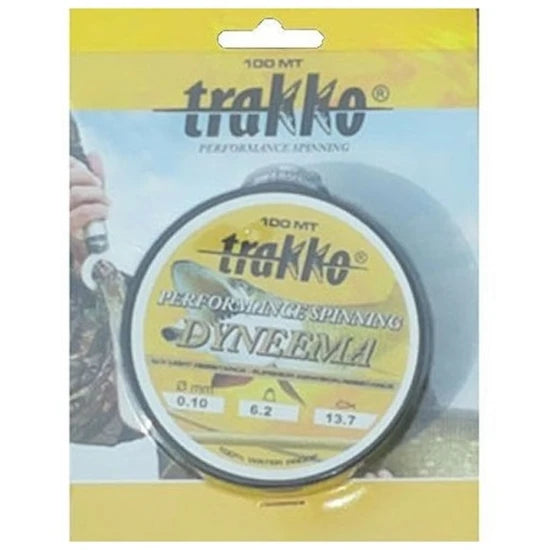 Fir Textil Trakko Dyneema, Alb, 100m, 0.16mm, 10.50kg