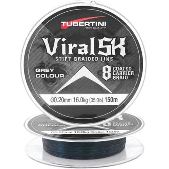 Fir Textil Tubertini Viral Sk X8 Grey, 16kg, 0.20mm, 150m