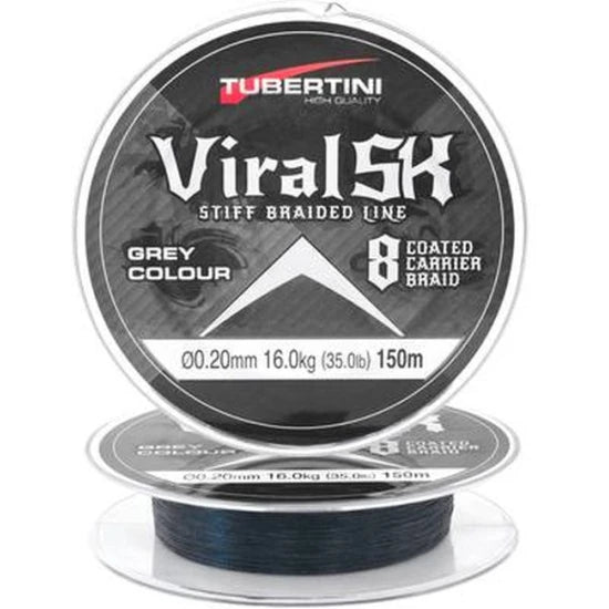 Fir Textil Tubertini Viral Sk X8 Grey, 7.70kg, 0.10mm, 150m
