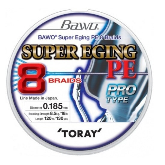 Fir Textil Toray Super Eging PE 8 Braids 0.185mm