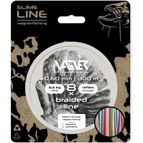 Fir Textil Vagner Braided Line Reflex Multicolor, 63kg, 0.60mm, 300m
