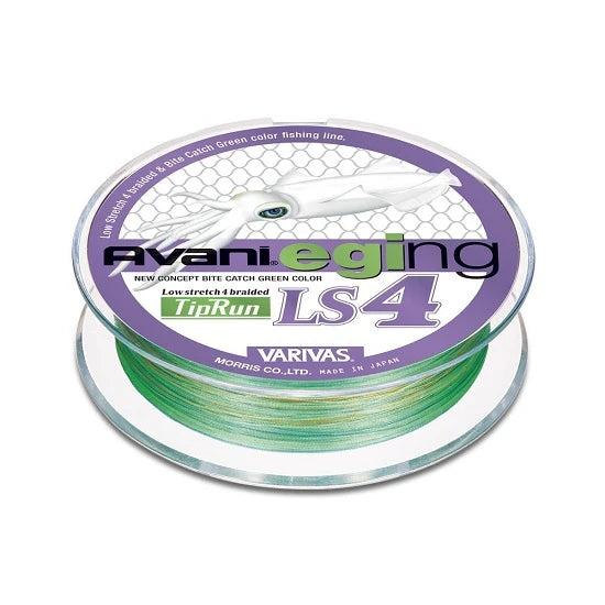Fir Textil Varivas Avani Eging Ls4 Pe Tip Run 200m 9lbs Marking Fluo Green