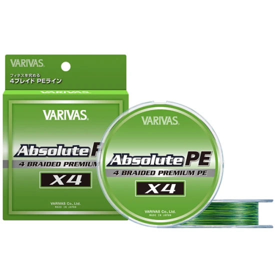 Fir Textil Varivas Absolute Premium Pe X4 Marking Green, 150m, 0.108mm, 9.5lb