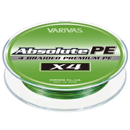 Fir Textil Varivas Absolute Premium Pe X4 Marking Green, 150m, 0.128mm, 10lb