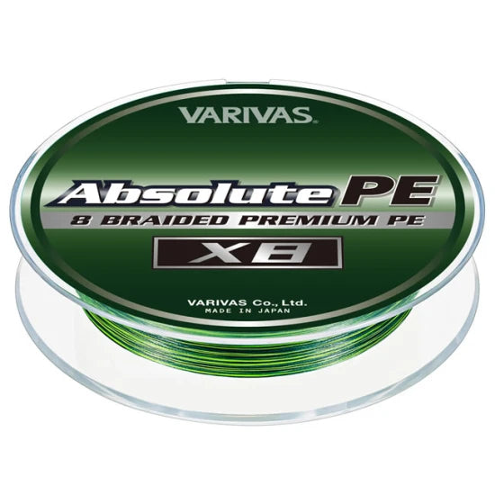 Fir Textil Varivas Absolute Premium Pe X8 Marking Green, 150m, 0.165mm, 20lb
