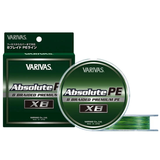 Fir Textil Varivas Absolute Premium Pe X8 Marking Green, 150m, 0.205mm, 31lb
