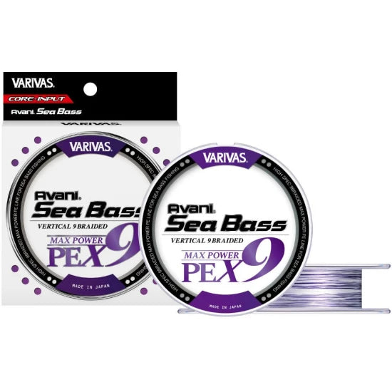 Fir Textil Varivas Avani Sea Bass Max Power Pe X9, White Purple, 33lbs, 1.5mm, 150m
