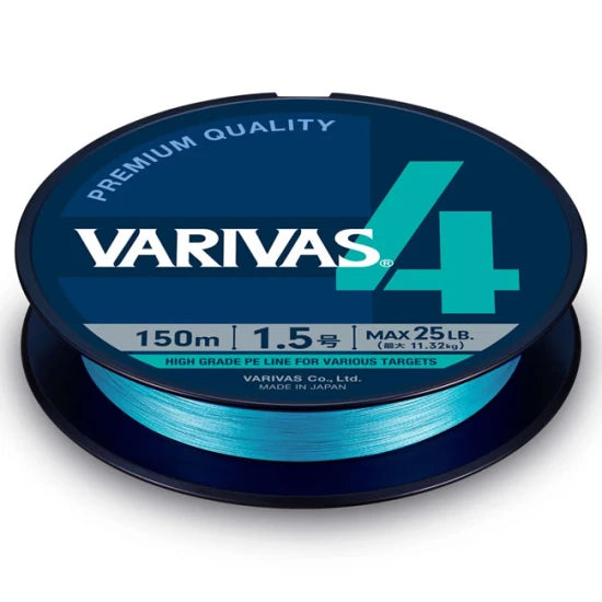 Fir Textil Varivas Pe 4 Blue Edition 150m 0.128mm 10lb Water Blue