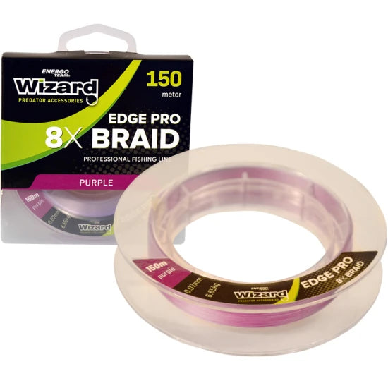 Fir Textil Wizard Edge Pro 8x Braid, Violet, 0.10mm, 9.25kg, 150m