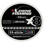 Fir Textil Zheng Fishing Pe Line X8 Silver, 5.7kg, 0.12mm, 150m