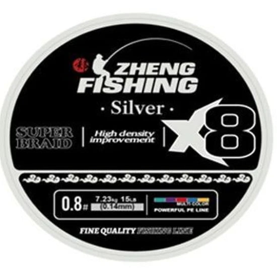 Fir Textil Zheng Fishing Pe Line X8 Silver, 8.28kg, 0.16mm, 150m
