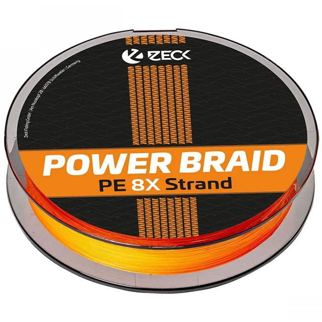 Fir Textil Zeck Powerbraid 8X, Orange, 150m, 0.14mm, 4.5kg