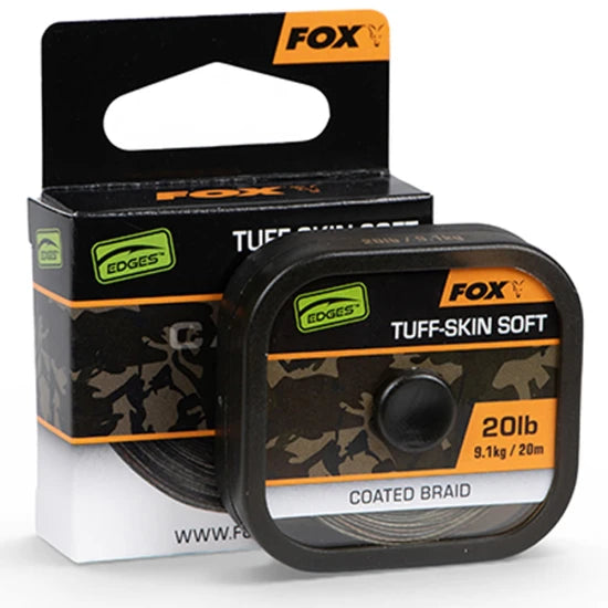 Fir Textil Cu Camasa Fox Edges Tuff-skin Soft - 20lb/9.1kg 20m