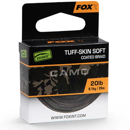 Fir Textil Cu Camasa Fox Edges Tuff-skin Soft - 25lb/11.3kg 20m
