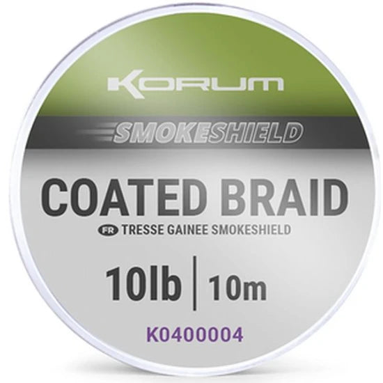 Fir Textil Cu Camasa Korum Smokeshield Coated Braid, 20lbs, 10m