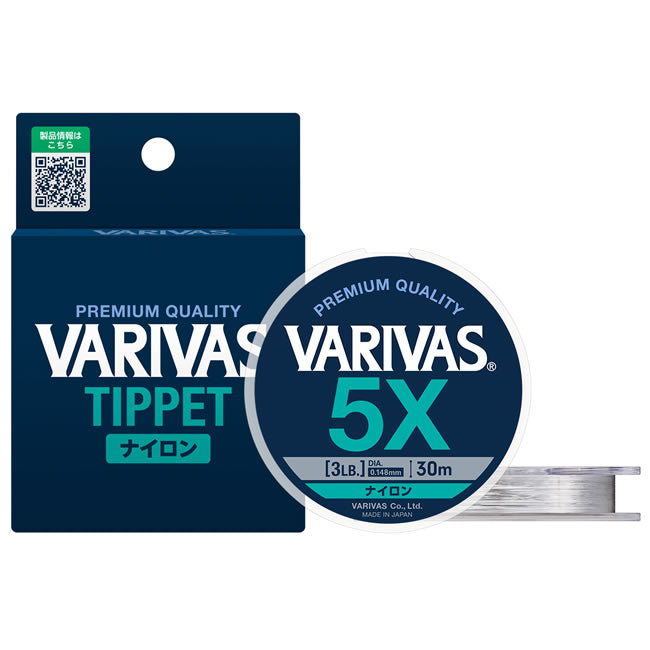 Fir Varivas Fly Tippet Mono 5X, 30m, 0.148mm, 3.0lb