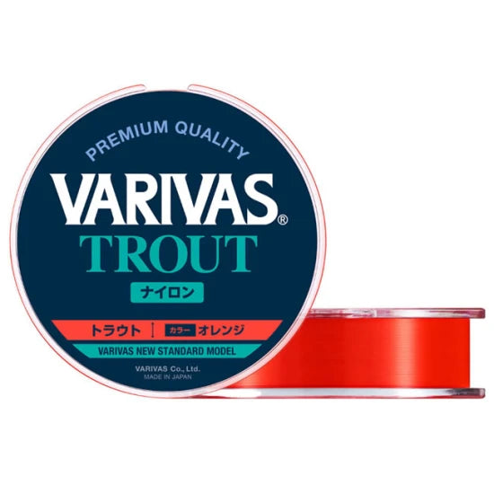 Fir Varivas Trout Flash Orange, 100m, 0.165mm, 4lb