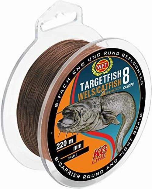 Fir WFT TF8 Catfish, Brown, 48kg, 0.50mm, 220m